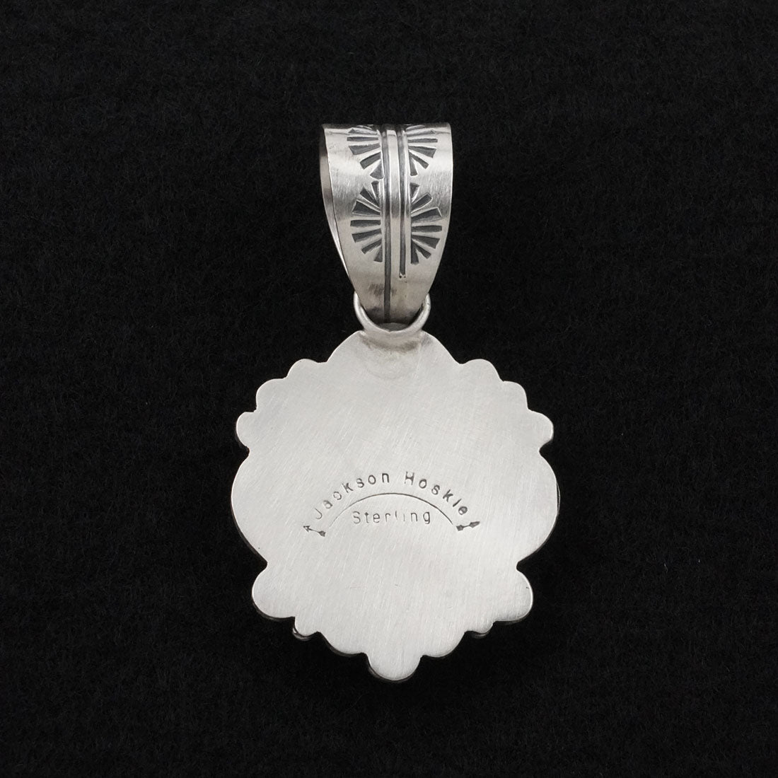 Jackson Hoskie Turquoise & Sterling Silver Pendant