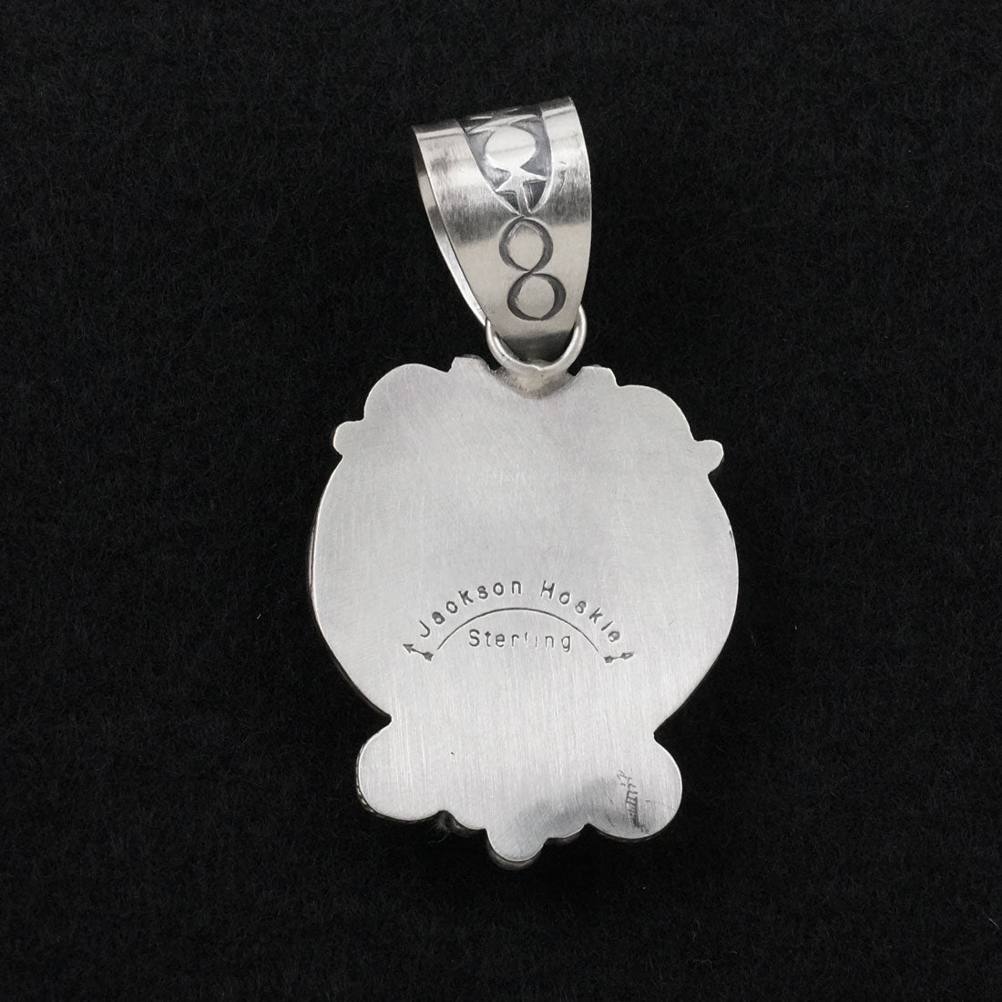 Jackson Hoskie Turquoise & Sterling Silver Pendant