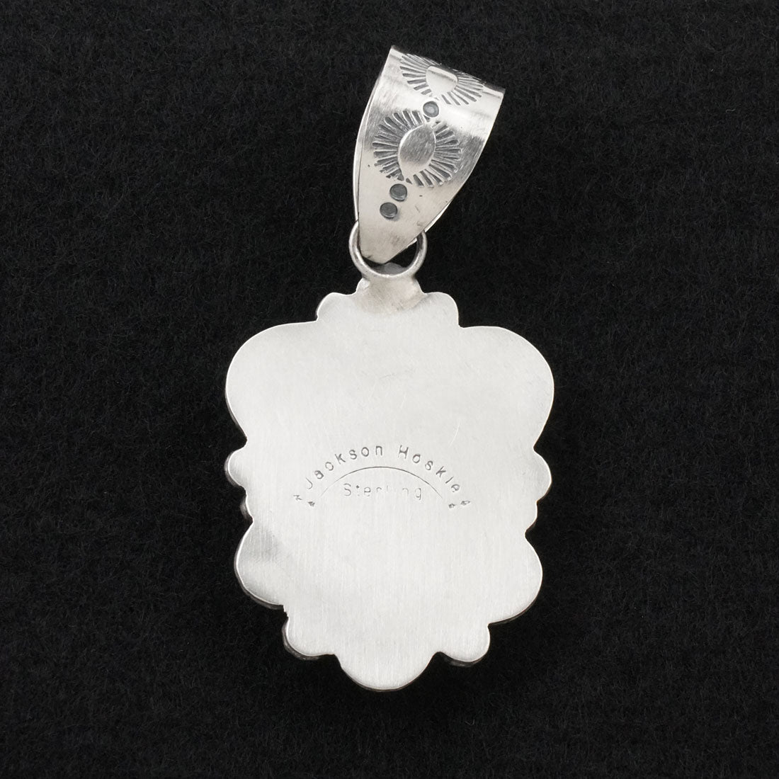 Jackson Hoskie Turquoise & Sterling Silver Pendant