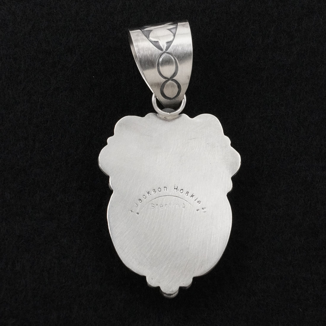 Jackson Hoskie Turquoise & Sterling Silver Pendant