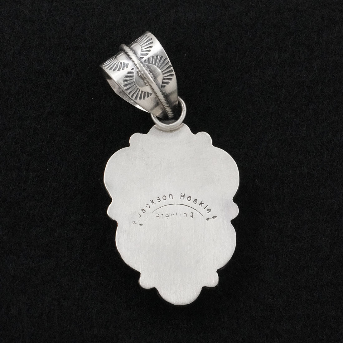 Jackson Hoskie Turquoise & Sterling Silver Pendant