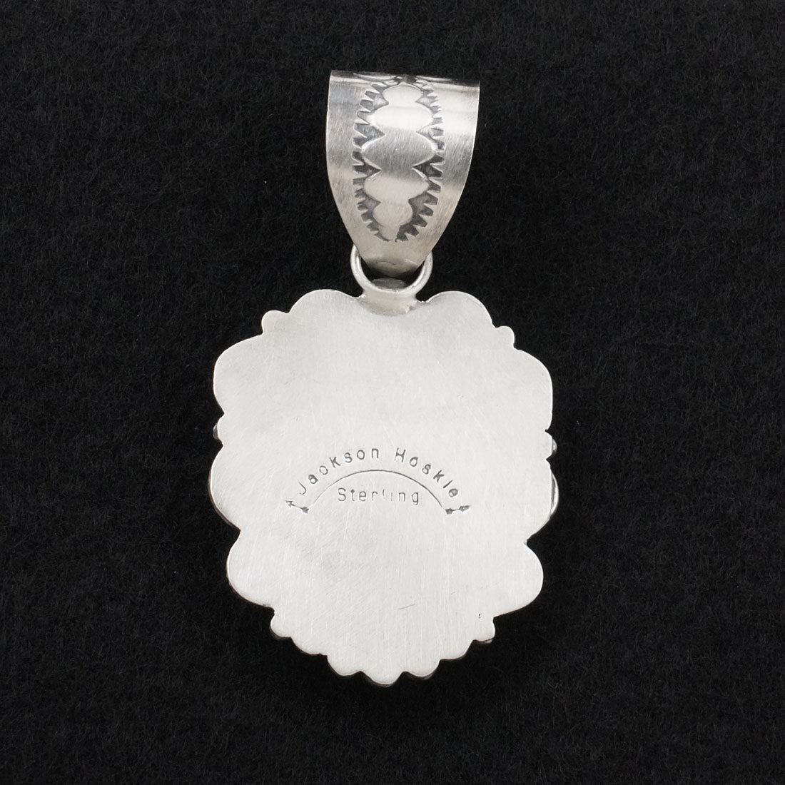 Jackson Hoskie Turquoise & Sterling Silver Pendant