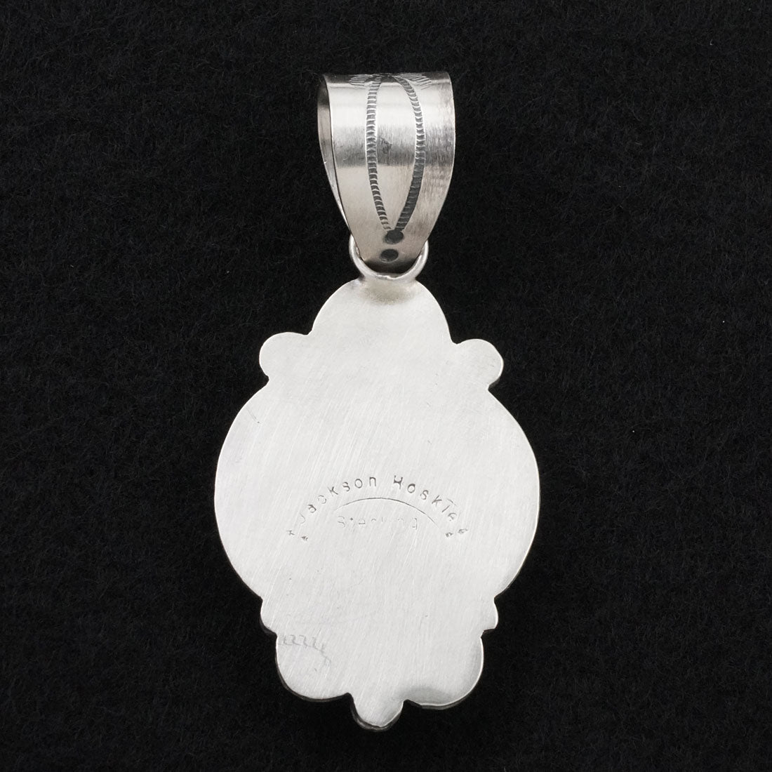 Jackson Hoskie Turquoise & Sterling Silver Pendant