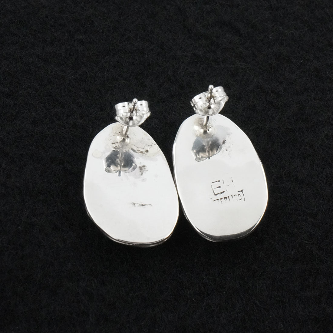 Ernest Hawthorne Turquoise & Sterling Silver Earrings