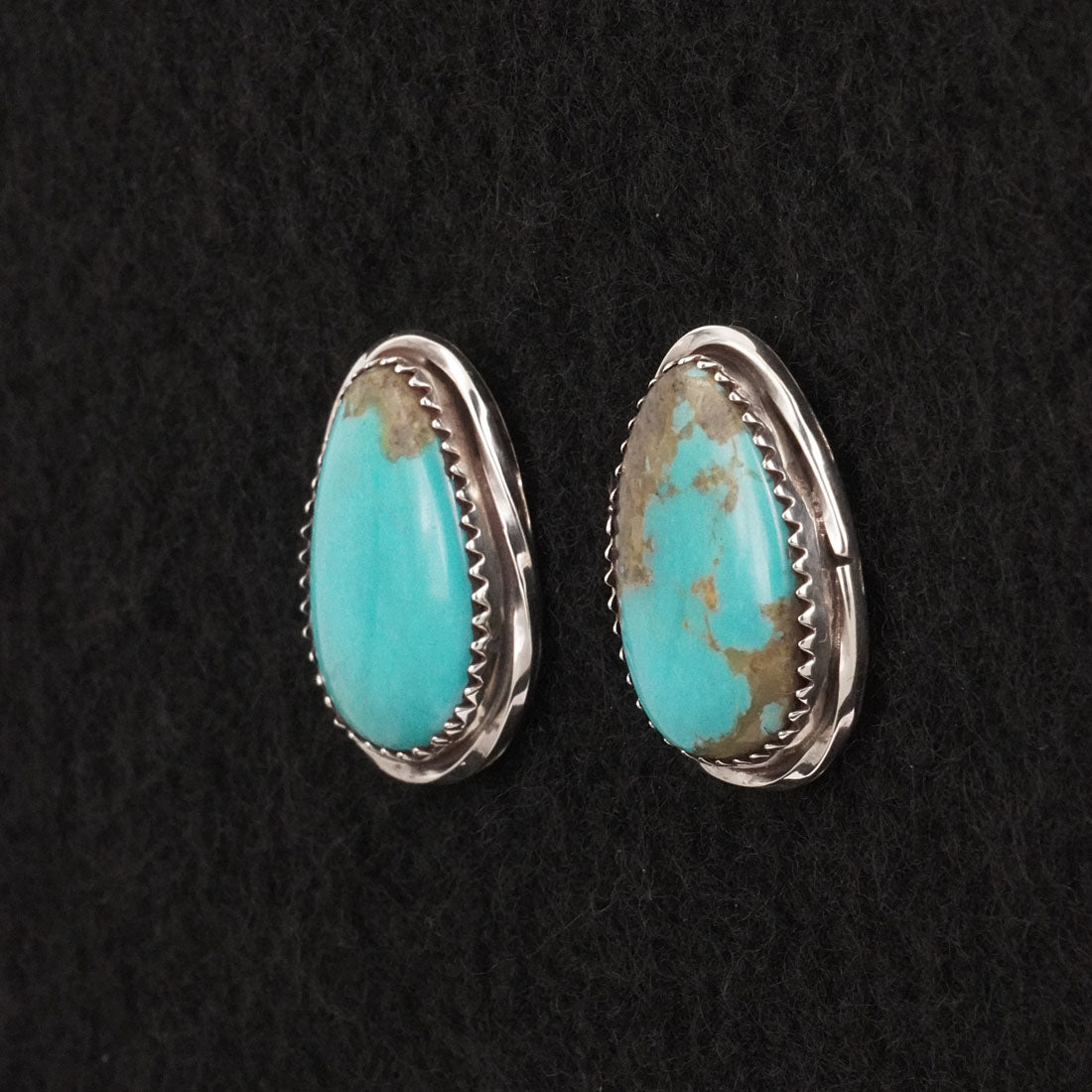 Ernest Hawthorne Turquoise & Sterling Silver Earrings