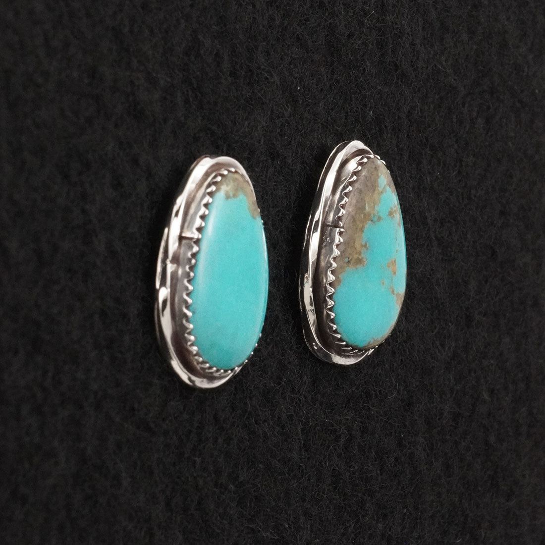 Ernest Hawthorne Turquoise & Sterling Silver Earrings