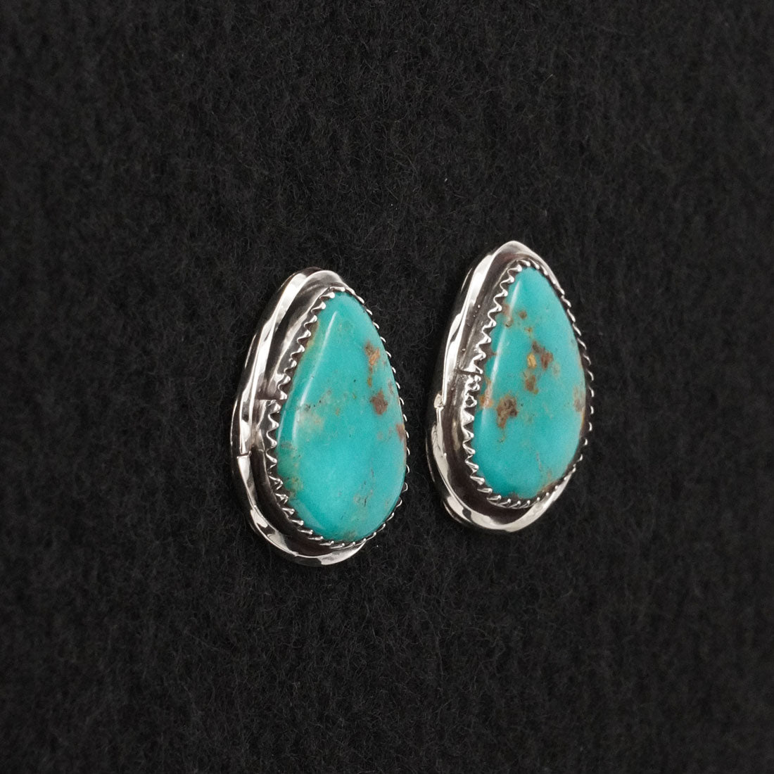 Ernest Hawthorne Turquoise & Sterling Silver Earrings