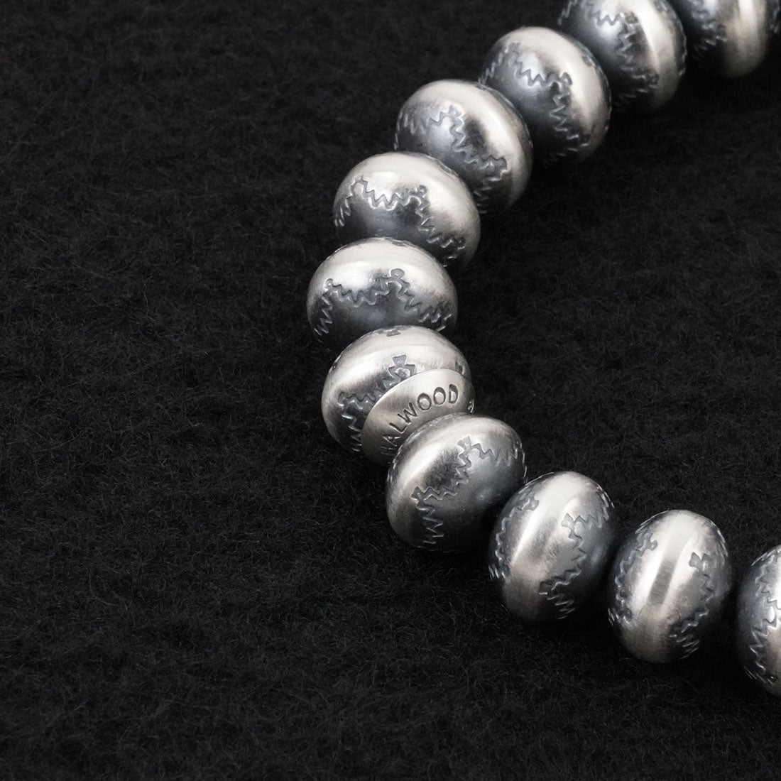 Bryannen Halwood Sterling Silver Navajo Pearl Bracelet