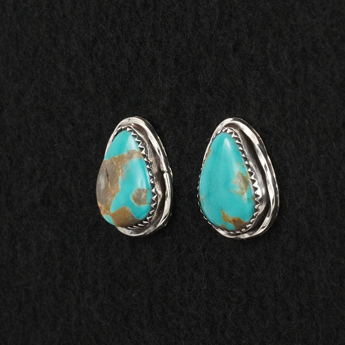 Ernest Hawthorne Turquoise & Sterling Silver Earrings