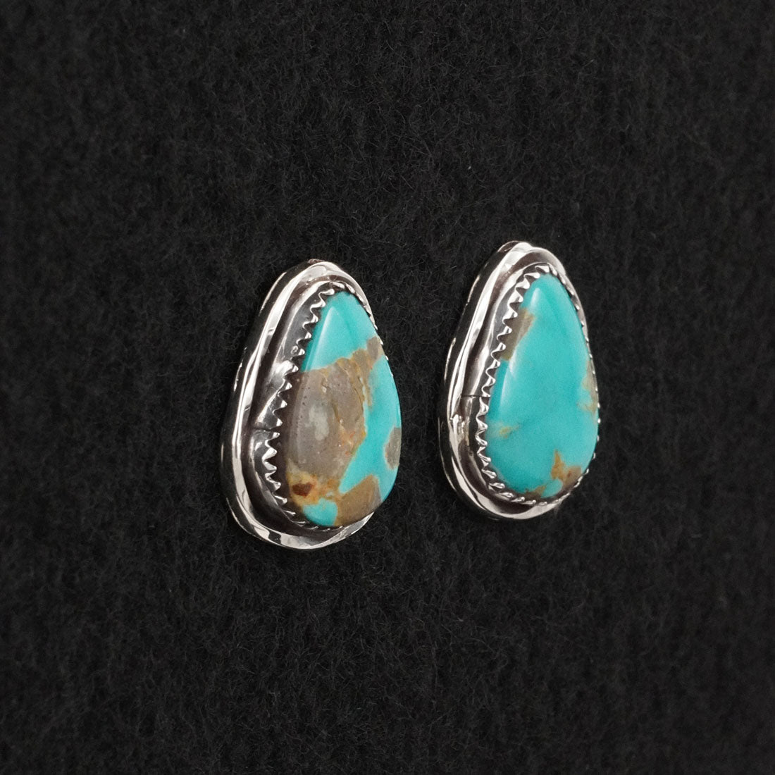Ernest Hawthorne Turquoise & Sterling Silver Earrings