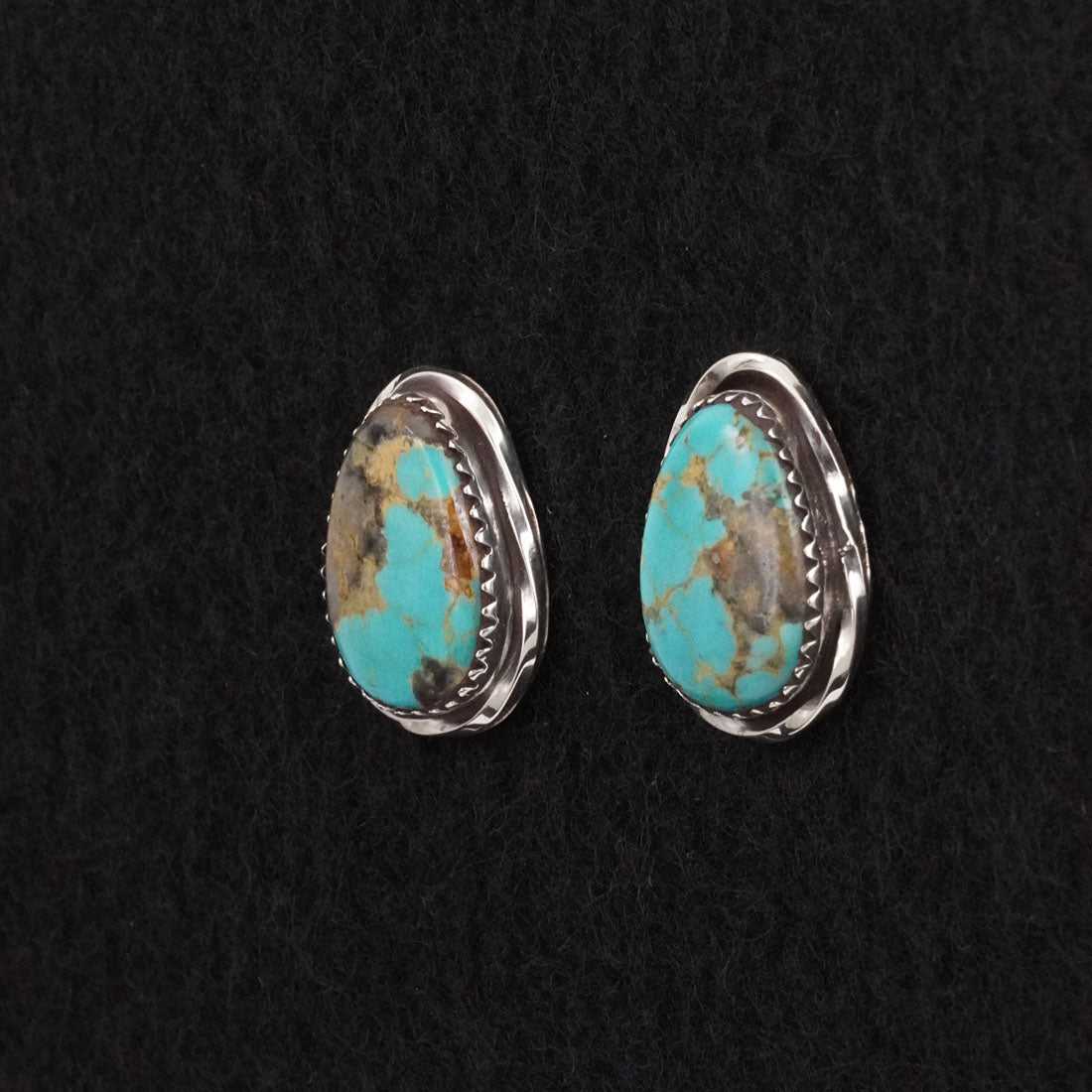 Ernest Hawthorne Turquoise & Sterling Silver Earrings