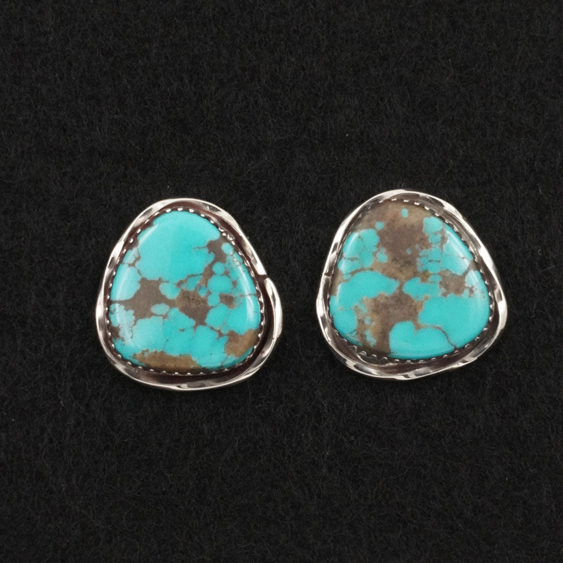 Ernest Hawthorne Turquoise & Sterling Silver Earrings