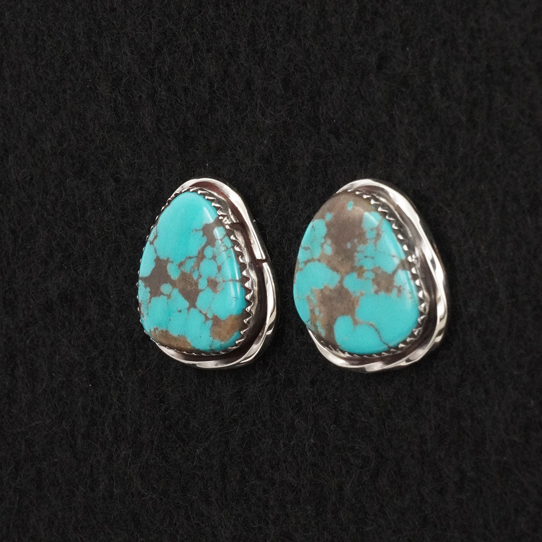 Ernest Hawthorne Turquoise & Sterling Silver Earrings