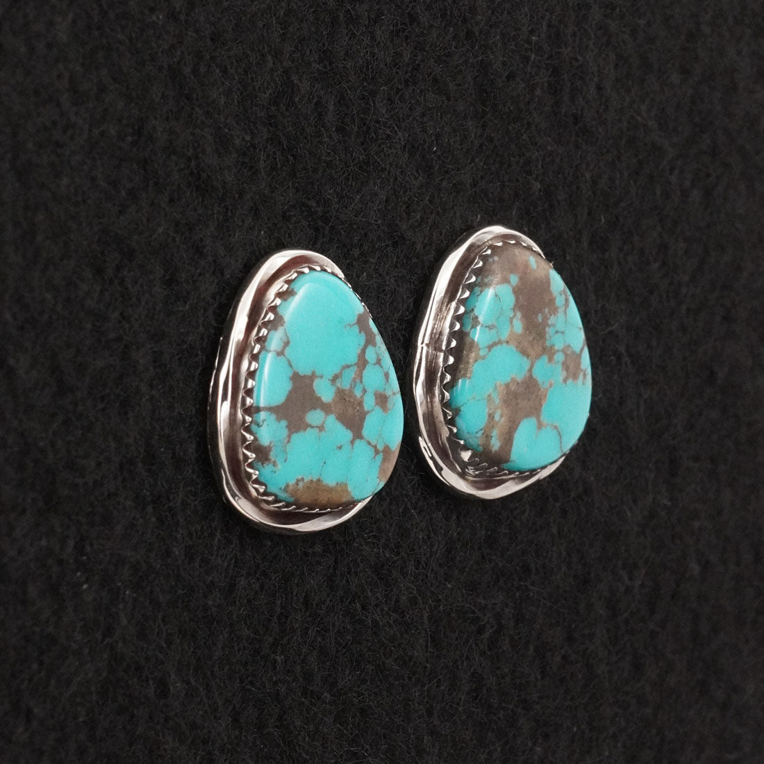 Ernest Hawthorne Turquoise & Sterling Silver Earrings
