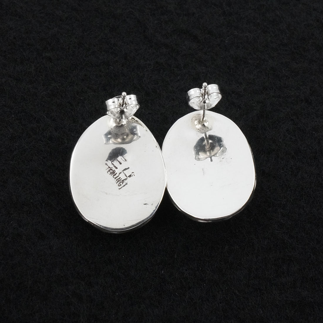 Ernest Hawthorne Turquoise & Sterling Silver Earrings