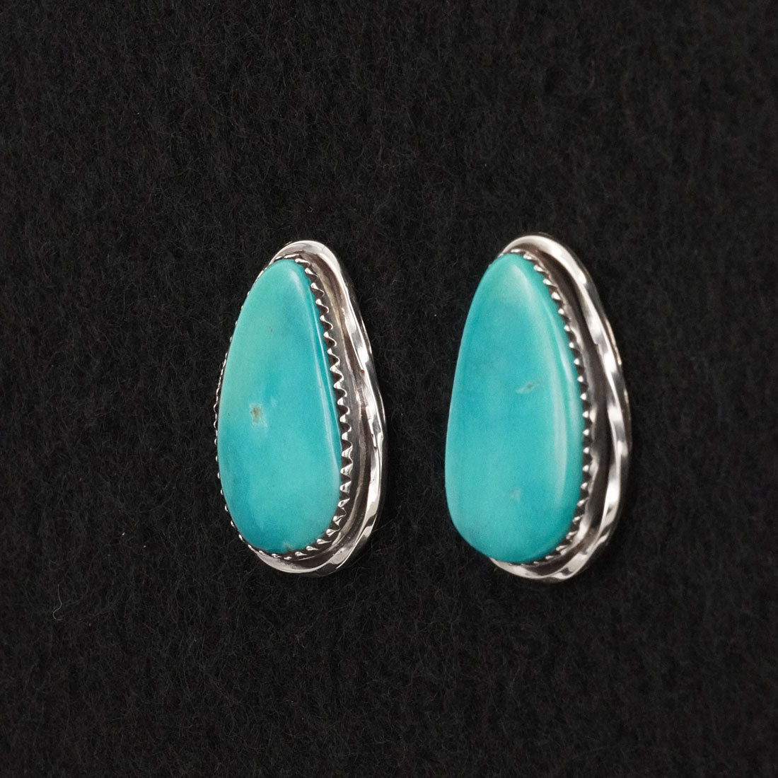 Ernest Hawthorne Turquoise & Sterling Silver Earrings