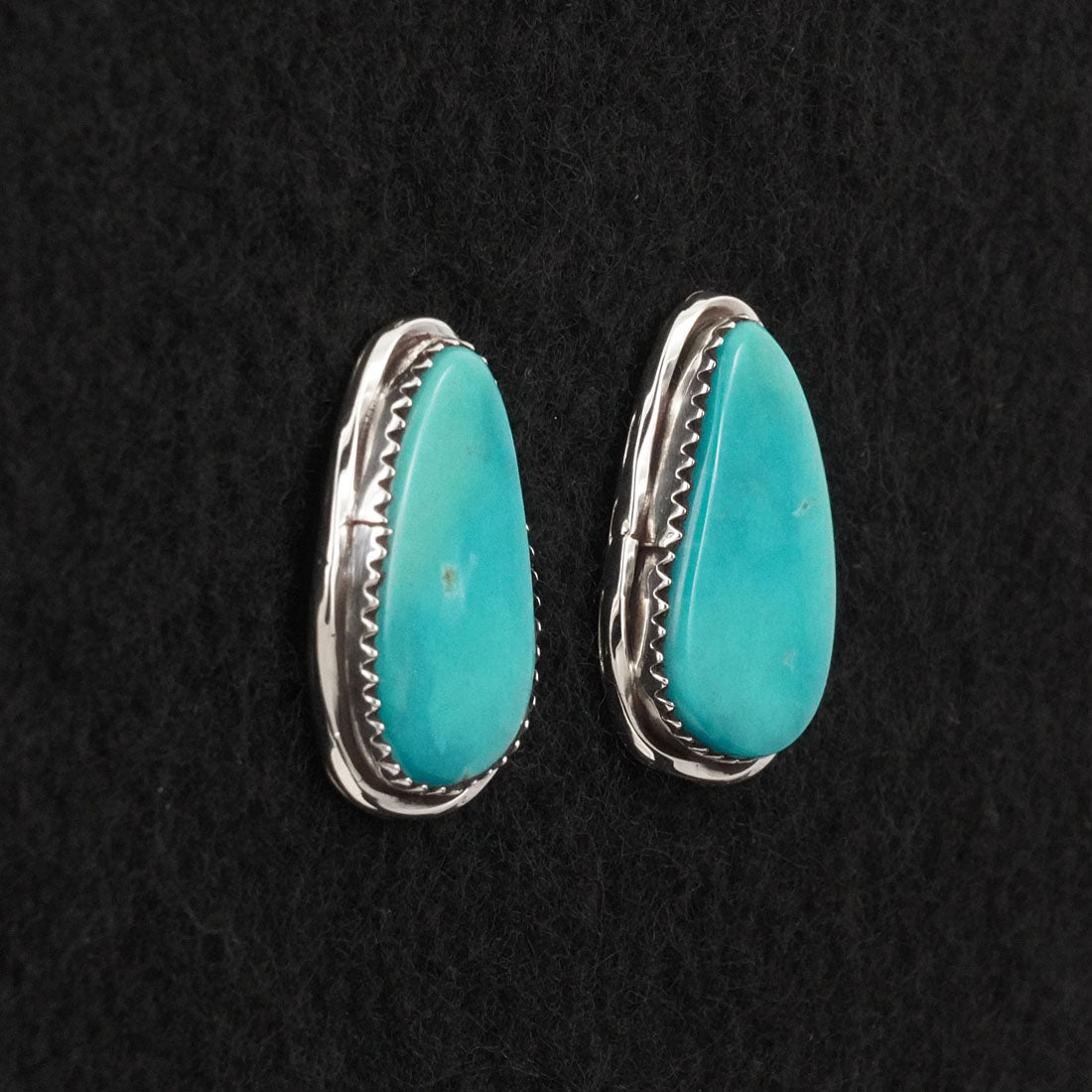 Ernest Hawthorne Turquoise & Sterling Silver Earrings