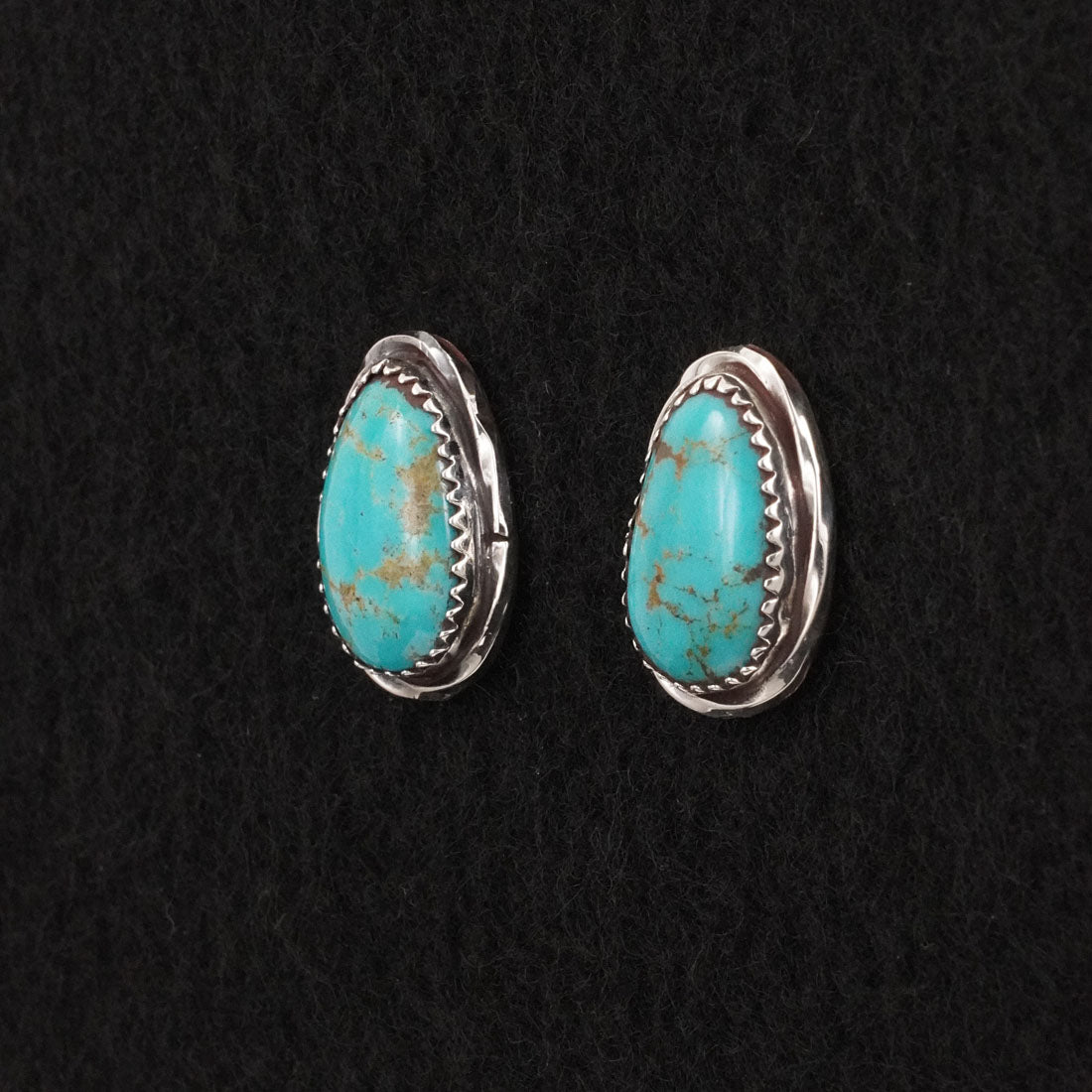 Ernest Hawthorne Turquoise & Sterling Silver Earrings