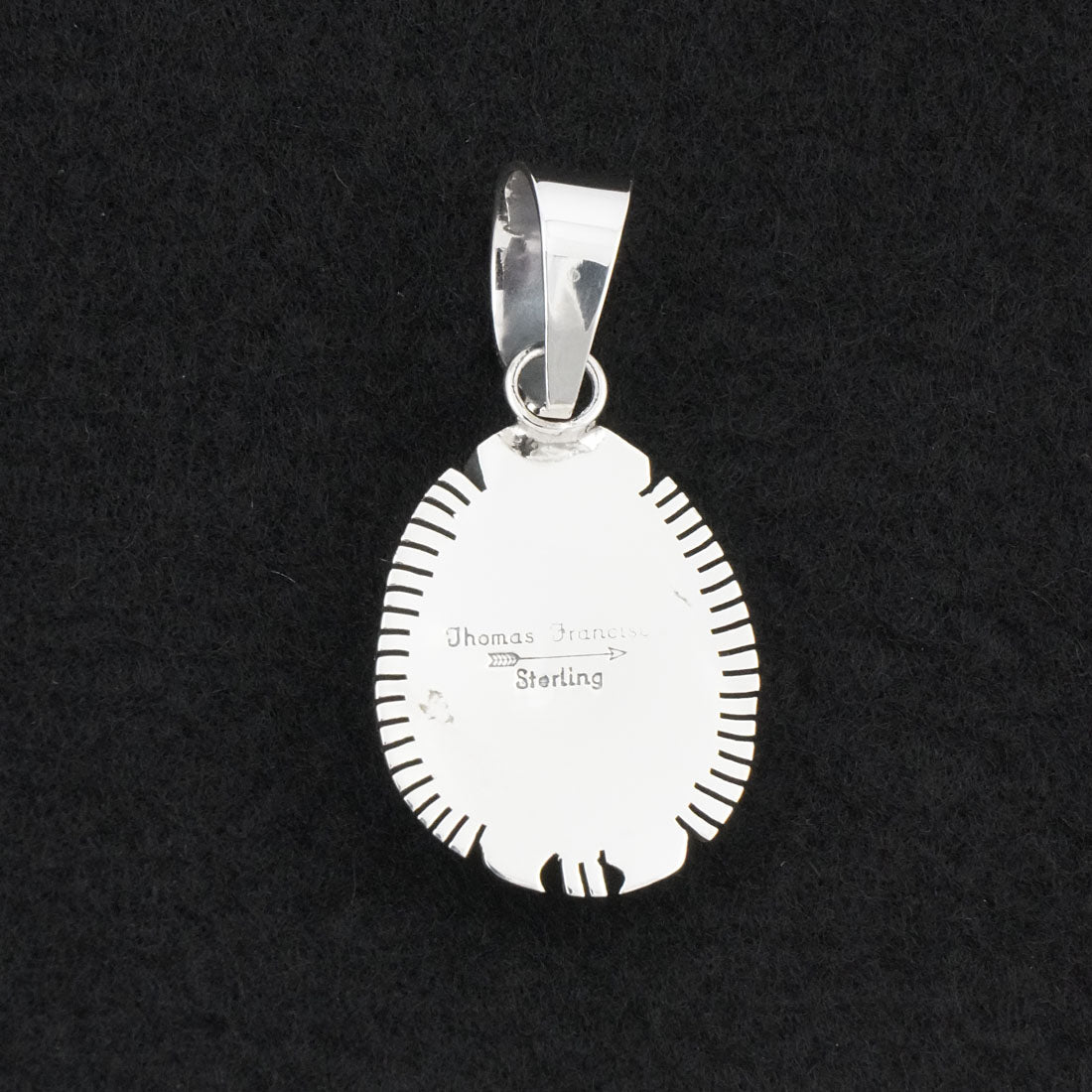 Thomas Francisco Turquoise & Sterling Silver Pendant
