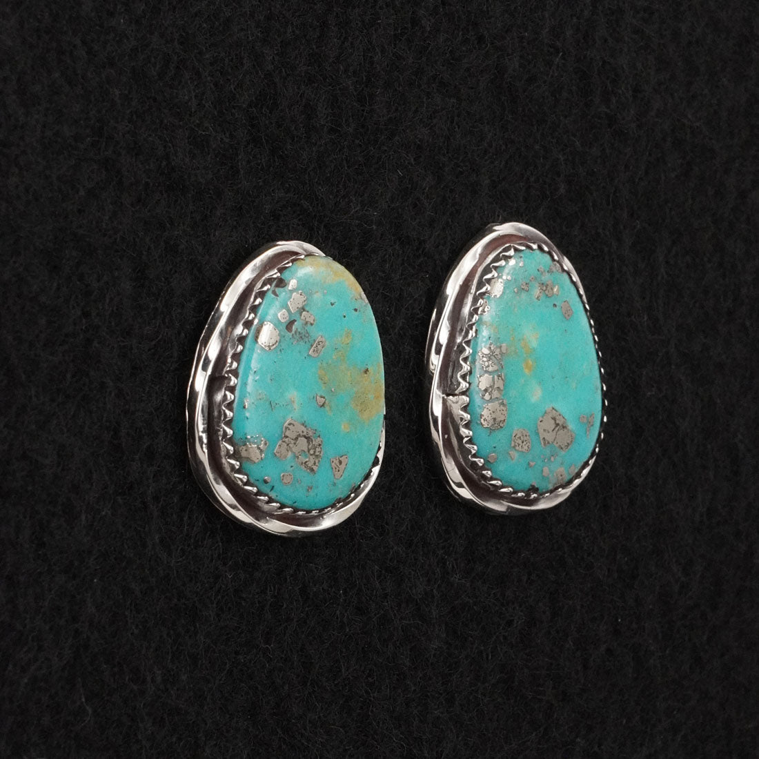 Ernest Hawthorne Turquoise & Sterling Silver Earrings