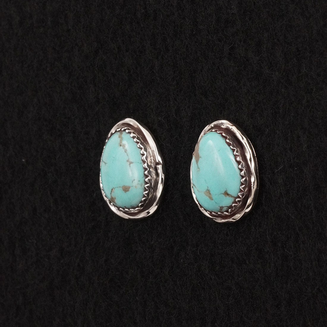 Ernest Hawthorne Turquoise & Sterling Silver Earrings