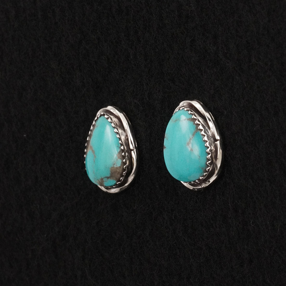 Ernest Hawthorne Turquoise & Sterling Silver Earrings