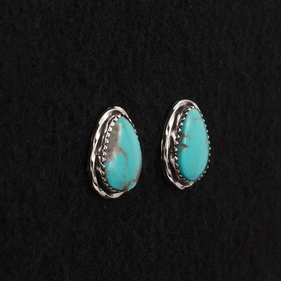 Ernest Hawthorne Turquoise & Sterling Silver Earrings