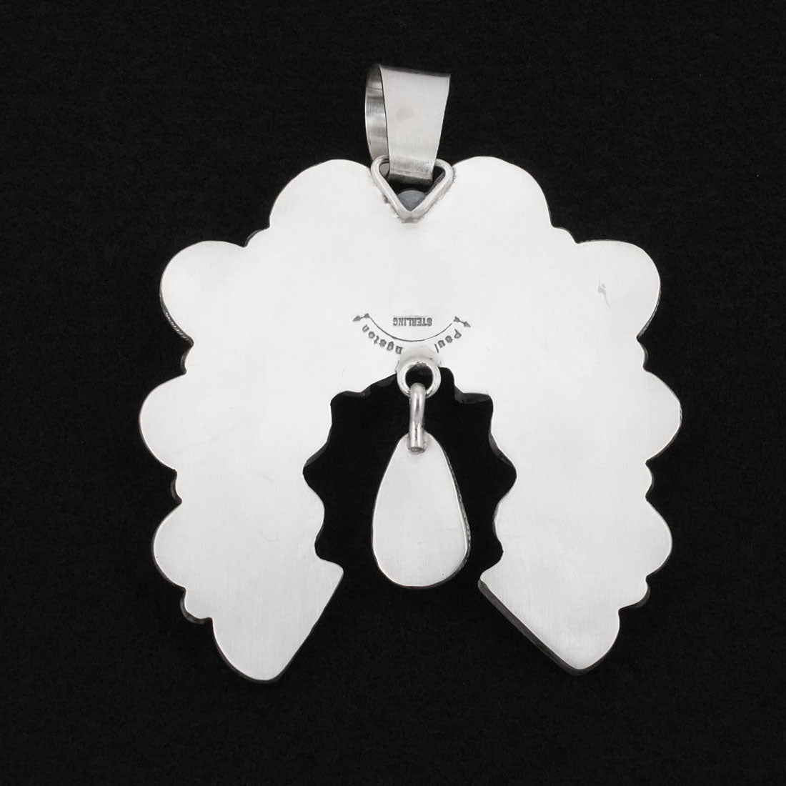 Paul Livingston Spiny Oyster & Sterling Silver Pendant