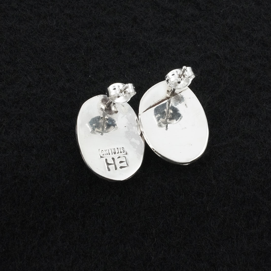 Ernest Hawthorne Turquoise & Sterling Silver Earrings