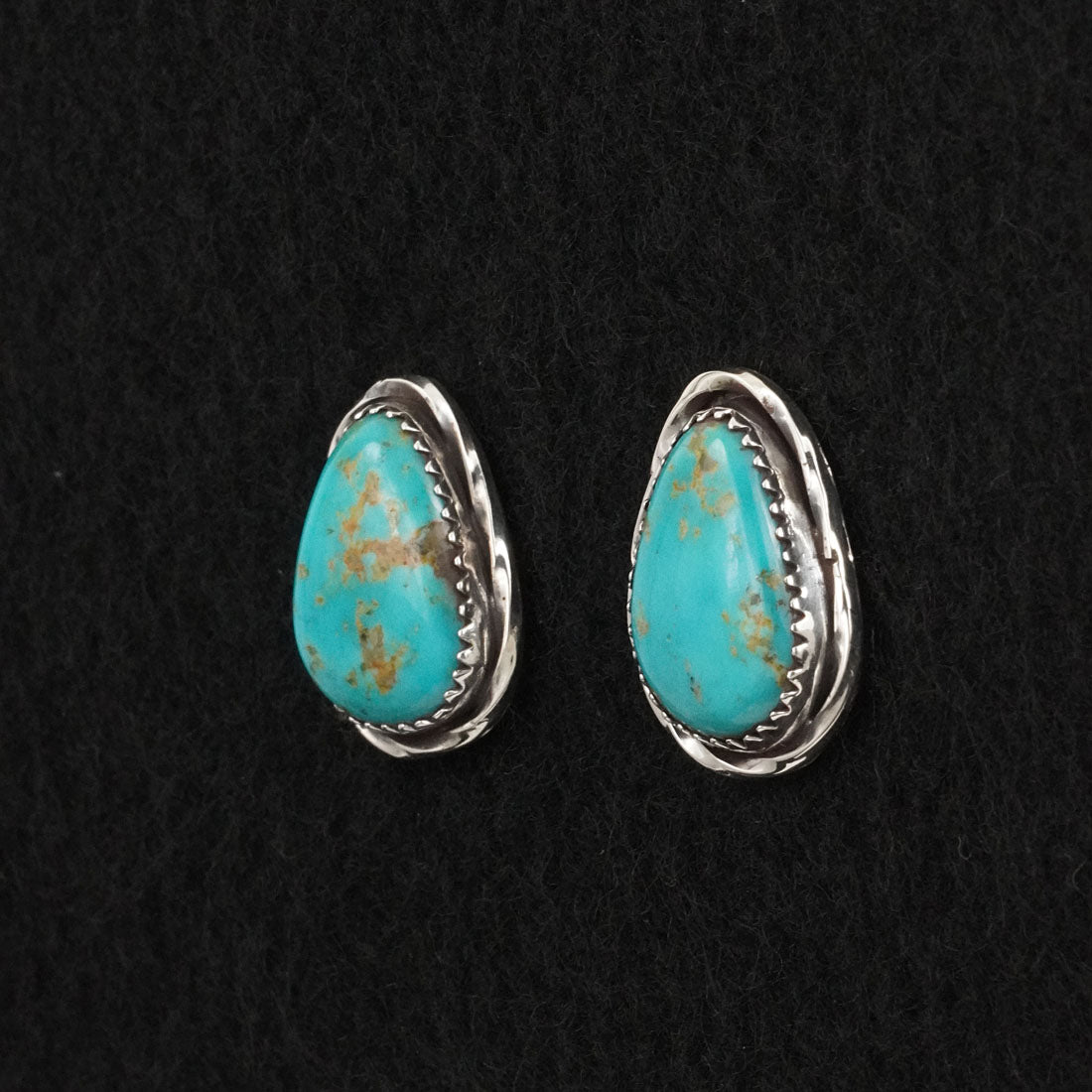 Ernest Hawthorne Turquoise & Sterling Silver Earrings