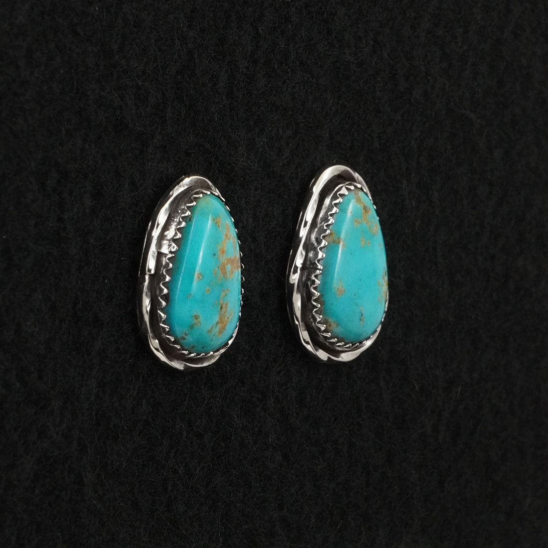 Ernest Hawthorne Turquoise & Sterling Silver Earrings