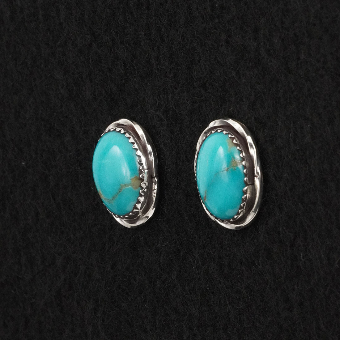 Ernest Hawthorne Turquoise & Sterling Silver Earrings