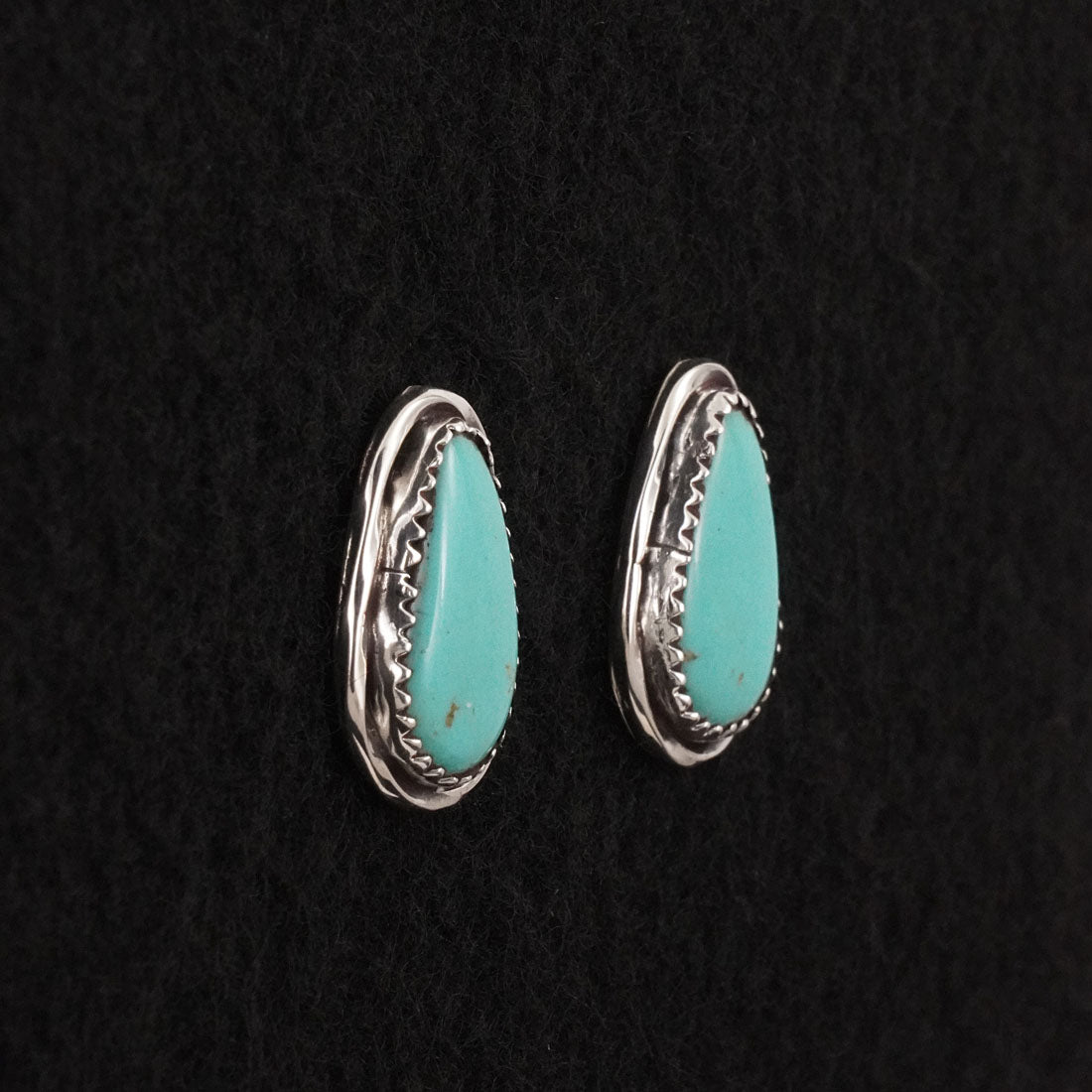 Ernest Hawthorne Turquoise & Sterling Silver Earrings