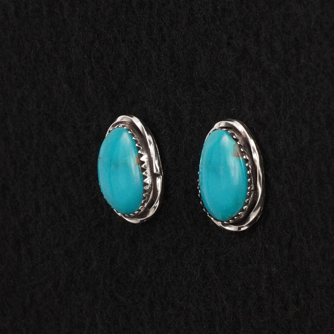 Ernest Hawthorne Turquoise & Sterling Silver Earrings