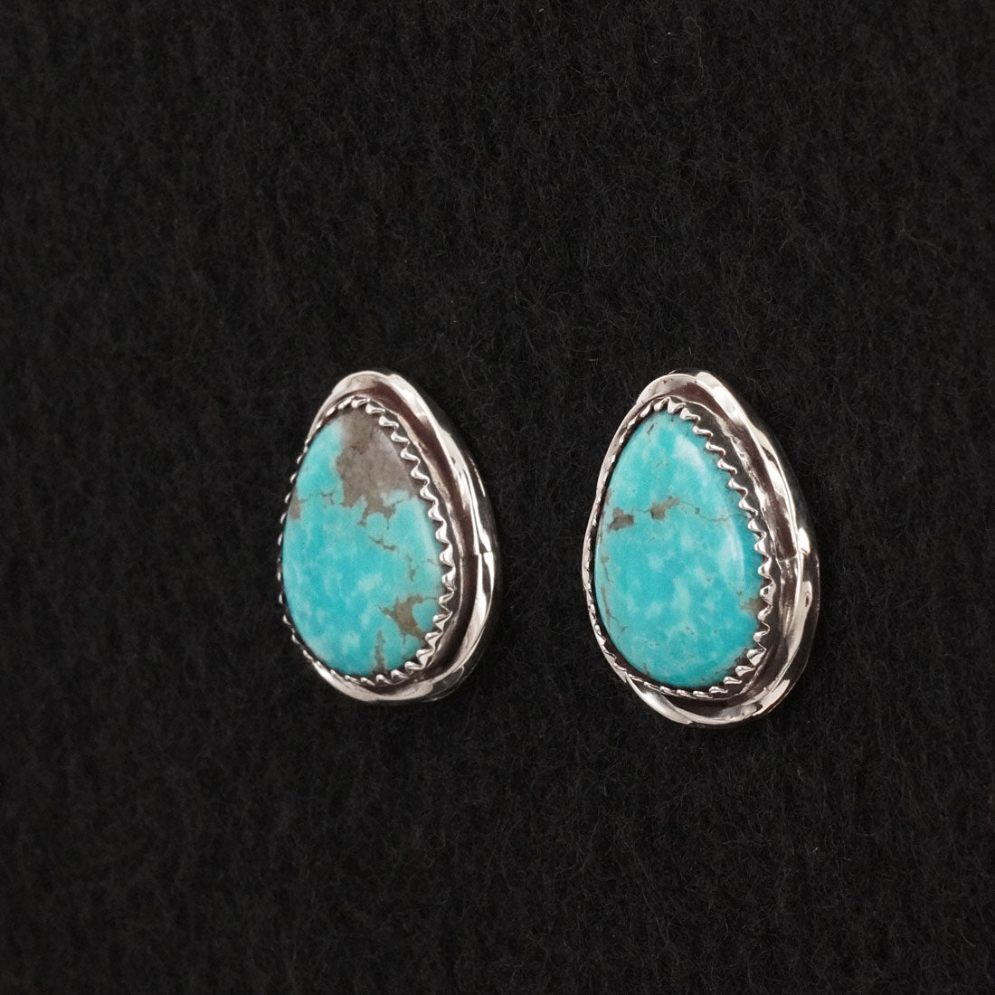 Ernest Hawthorne Turquoise & Sterling Silver Earrings