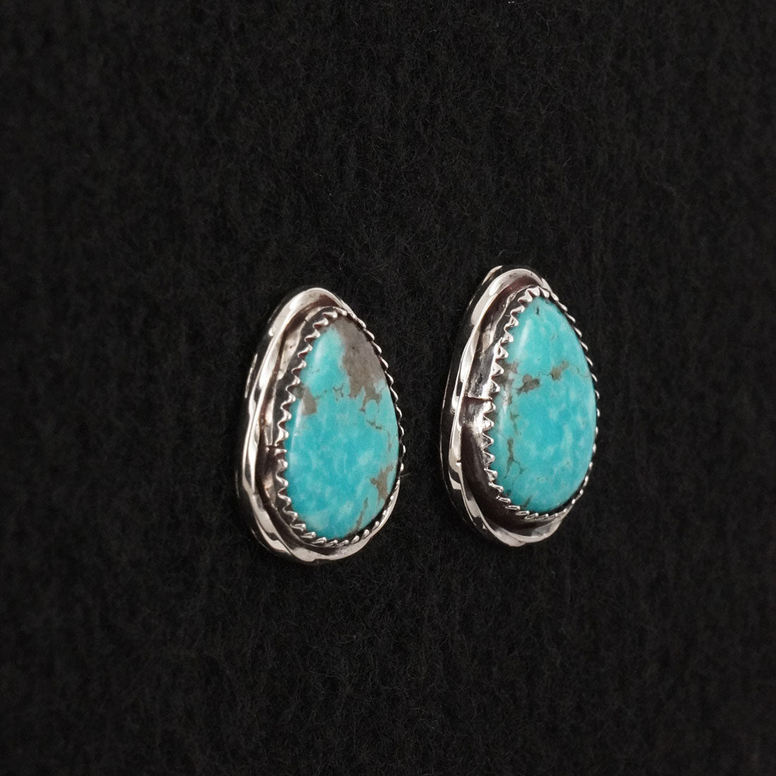 Ernest Hawthorne Turquoise & Sterling Silver Earrings