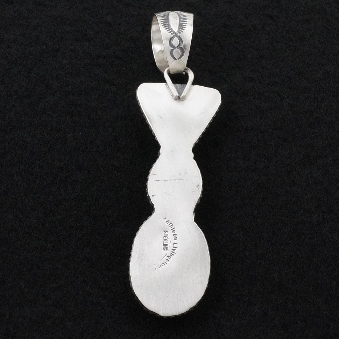 Kathleen Livingston Spiny Oyster & Sterling Silver Pendant