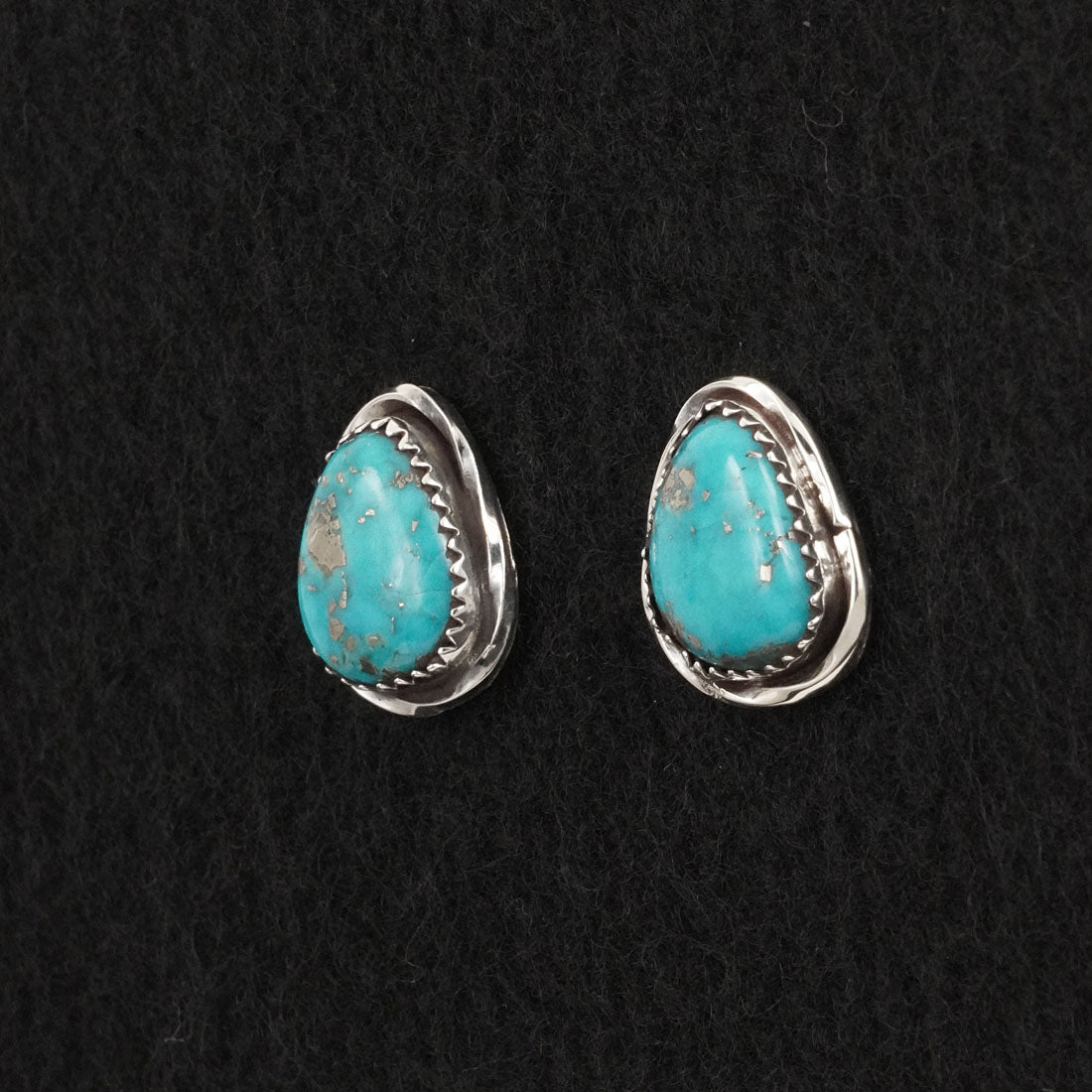 Ernest Hawthorne Turquoise & Sterling Silver Earrings