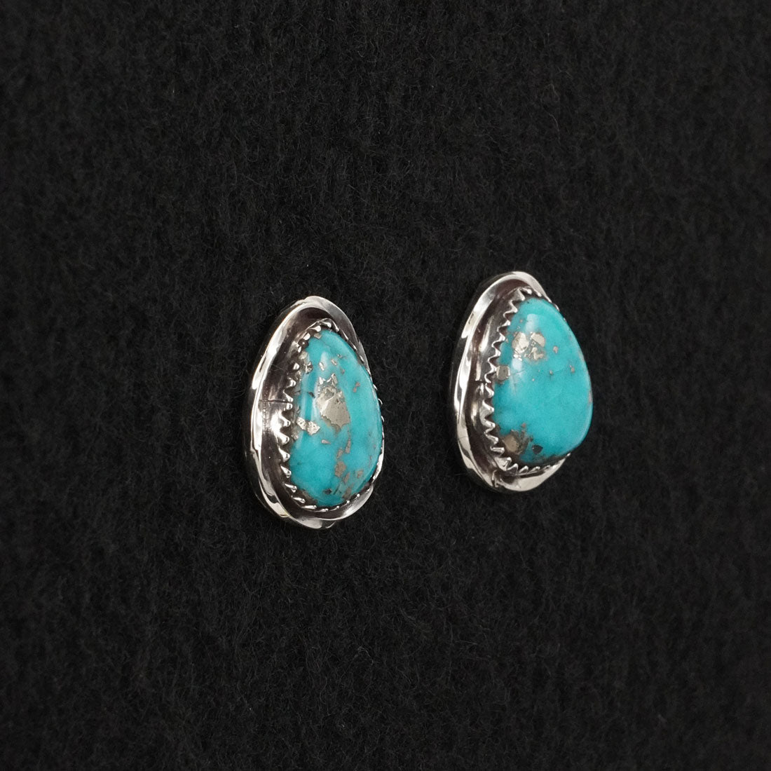 Ernest Hawthorne Turquoise & Sterling Silver Earrings
