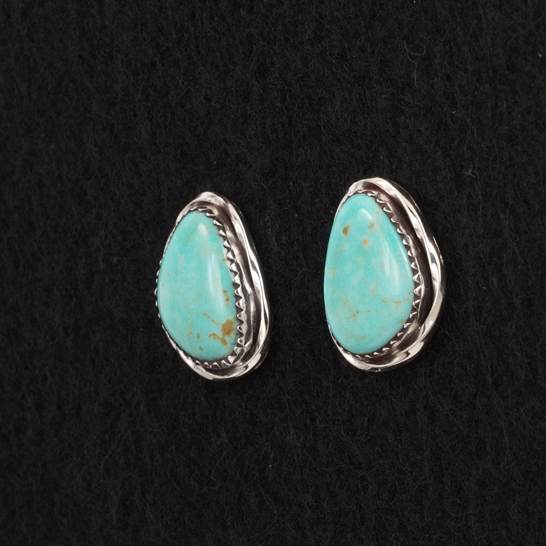 Ernest Hawthorne Turquoise & Sterling Silver Earrings
