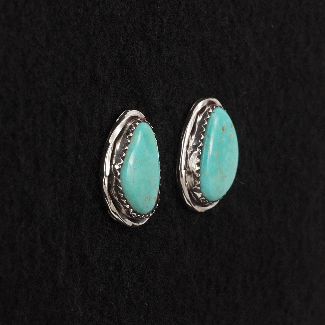 Ernest Hawthorne Turquoise & Sterling Silver Earrings
