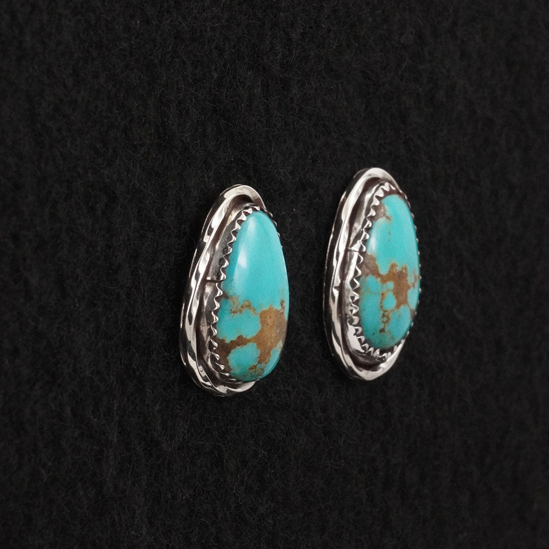 Ernest Hawthorne Turquoise & Sterling Silver Earrings