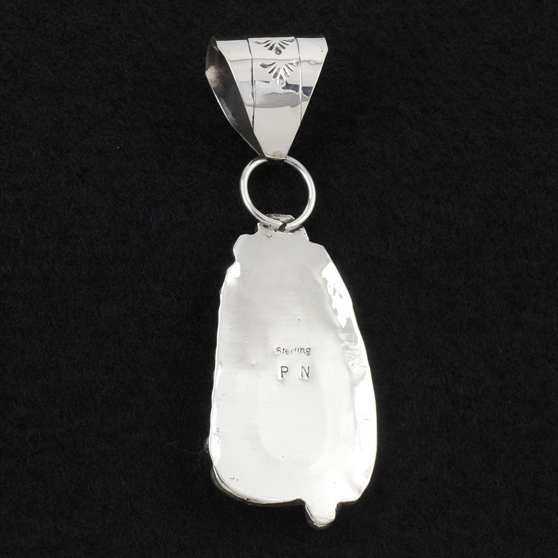 Phil Nez Turquoise & Sterling Silver Pendant
