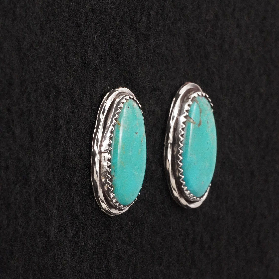 Ernest Hawthorne Turquoise & Sterling Silver Earrings
