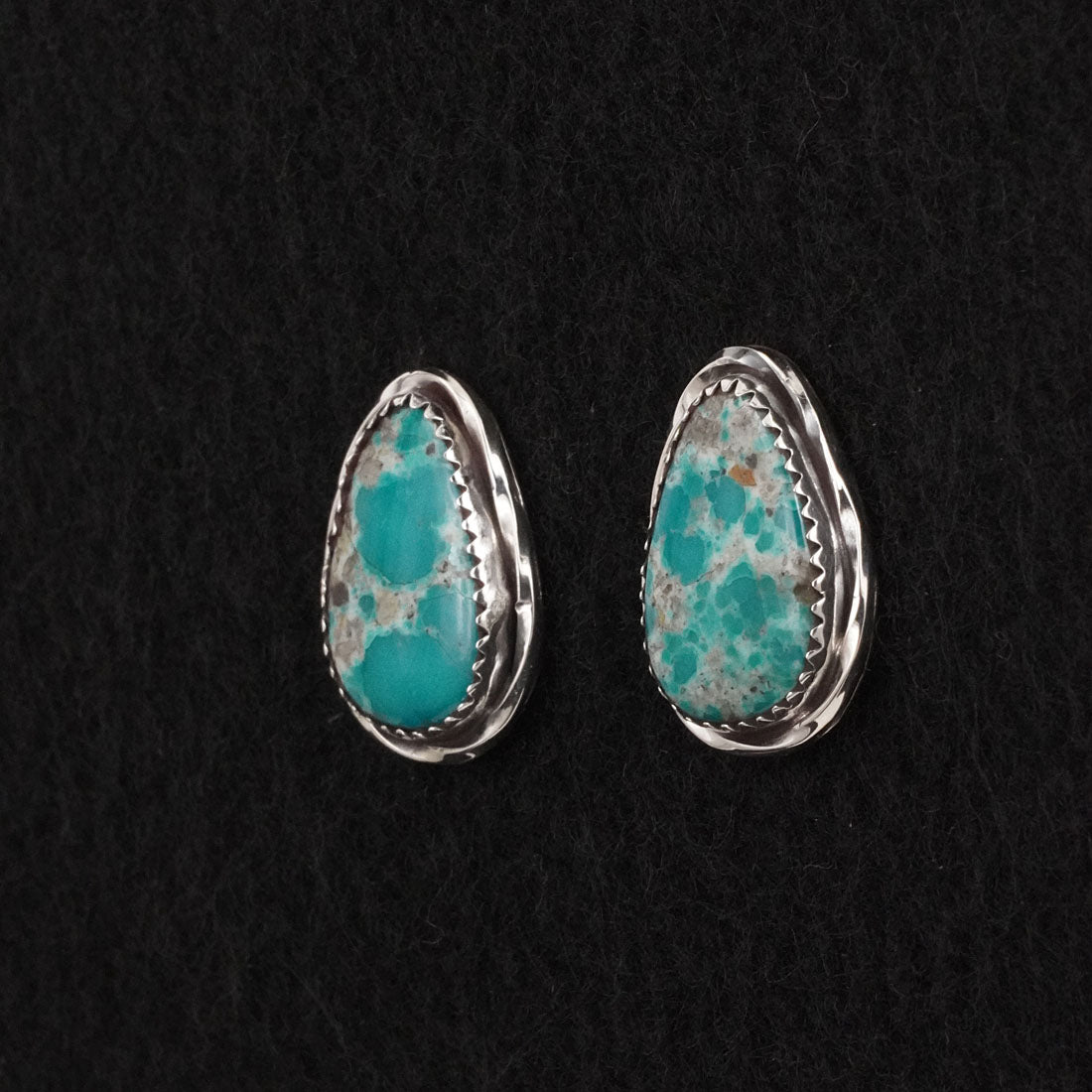 Ernest Hawthorne Turquoise & Sterling Silver Earrings
