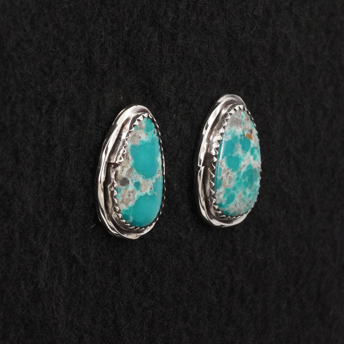 Ernest Hawthorne Turquoise & Sterling Silver Earrings