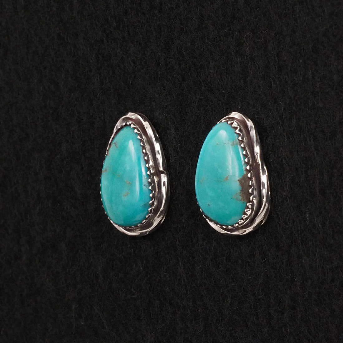 Ernest Hawthorne Turquoise & Sterling Silver Earrings