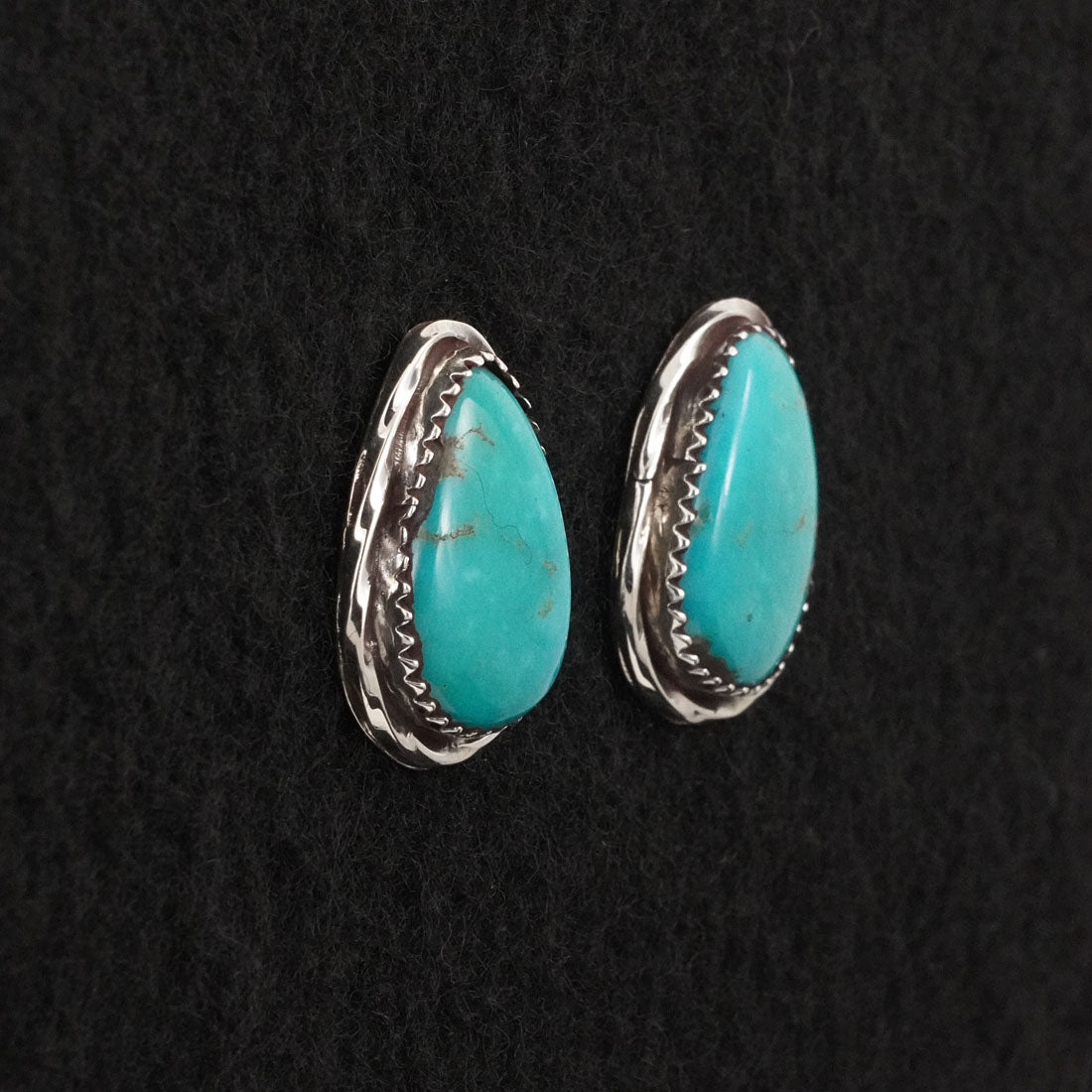 Ernest Hawthorne Turquoise & Sterling Silver Earrings