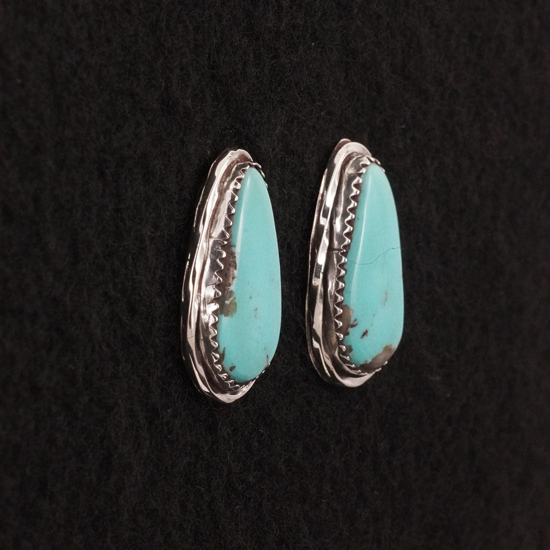 Ernest Hawthorne Turquoise & Sterling Silver Earrings