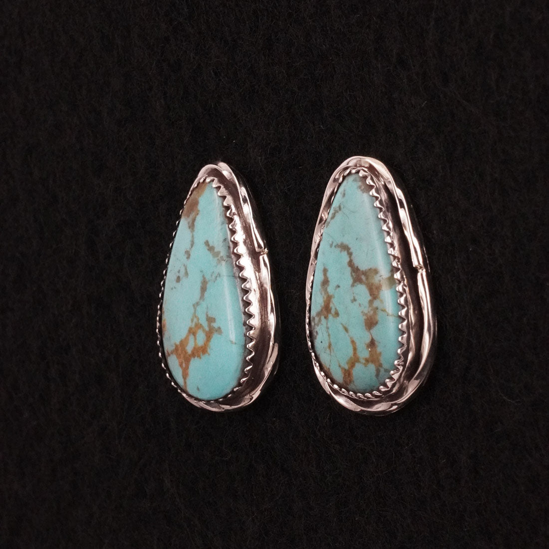 Ernest Hawthorne Turquoise & Sterling Silver Earrings